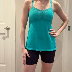 Teal Strappy lululemon Tank Top